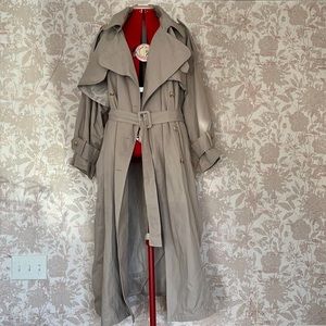 Nasty Gal hooded oversized belted trench coat